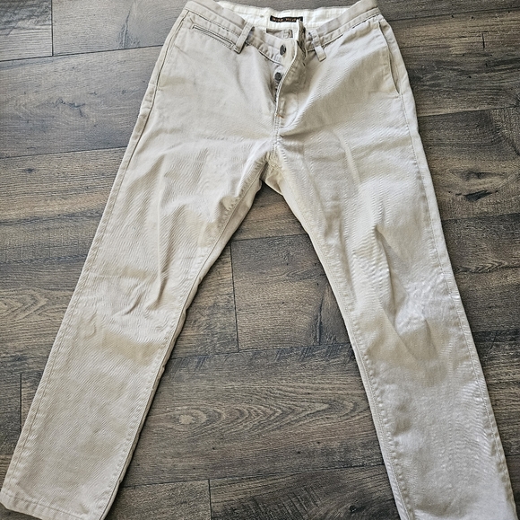 Mens nudie jeans khaki regular - Picture 4 of 6
